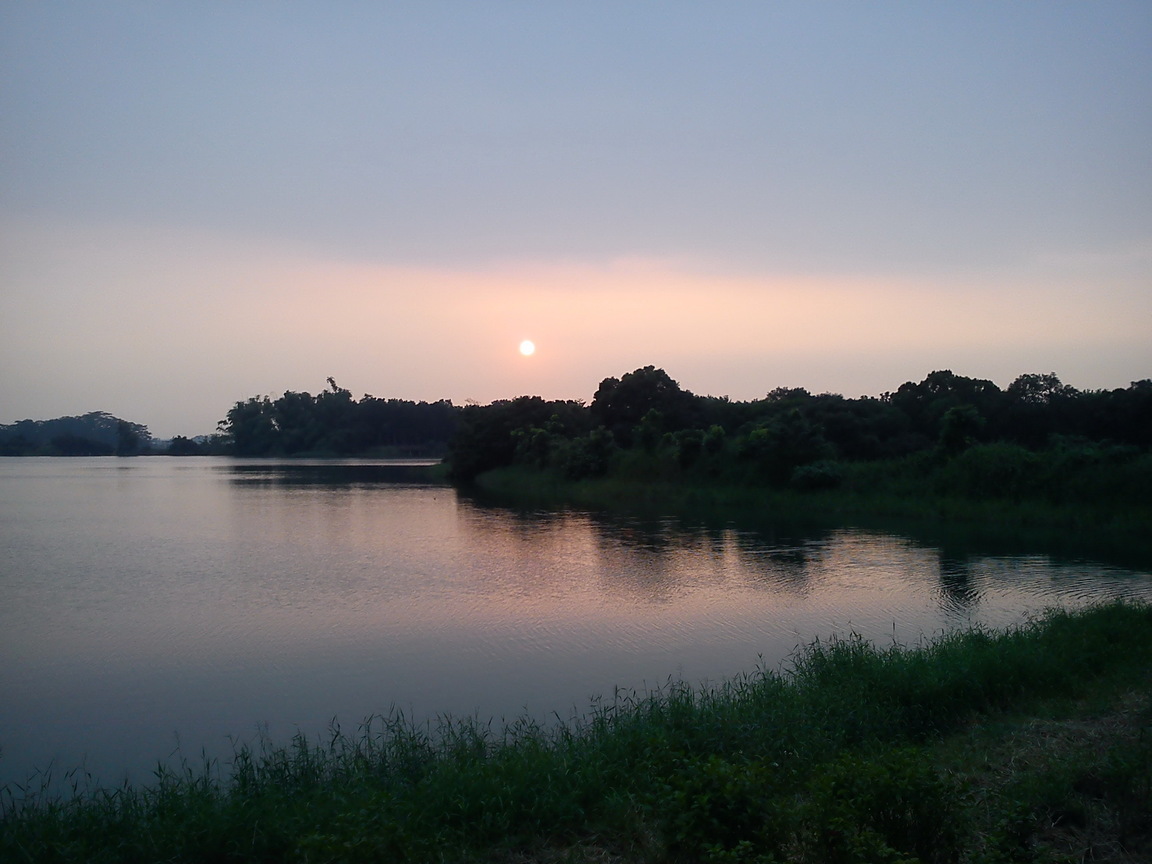 夕下的小南海