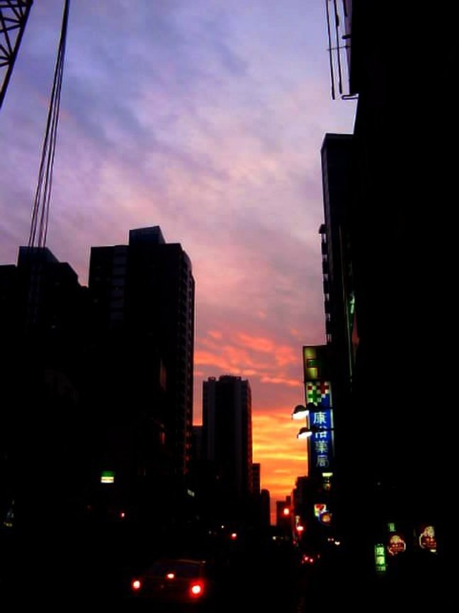 夕陽餘暉˙城市