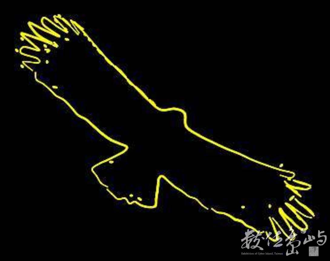 林鵰輪廓圖-賴鵬智攝