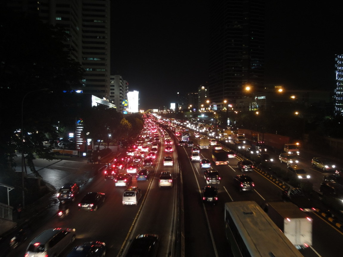 大塞車之夜景