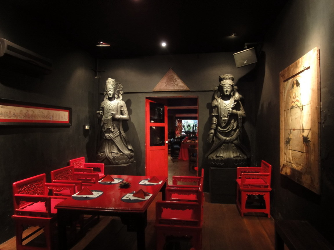 在餐廳