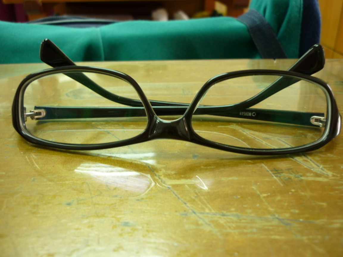 眼鏡是這樣帶ㄉ嗎