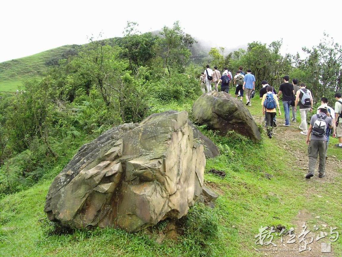 桃源谷．登山行者