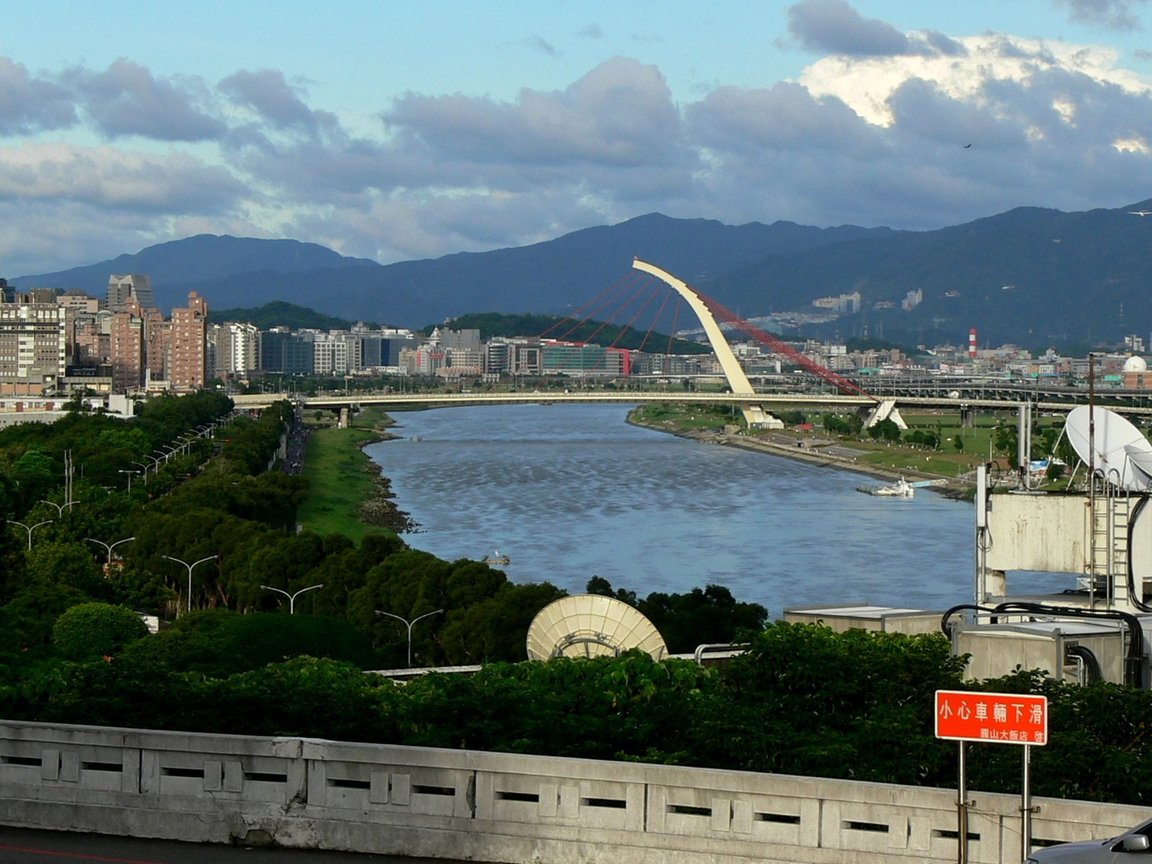 基隆河上的大直橋