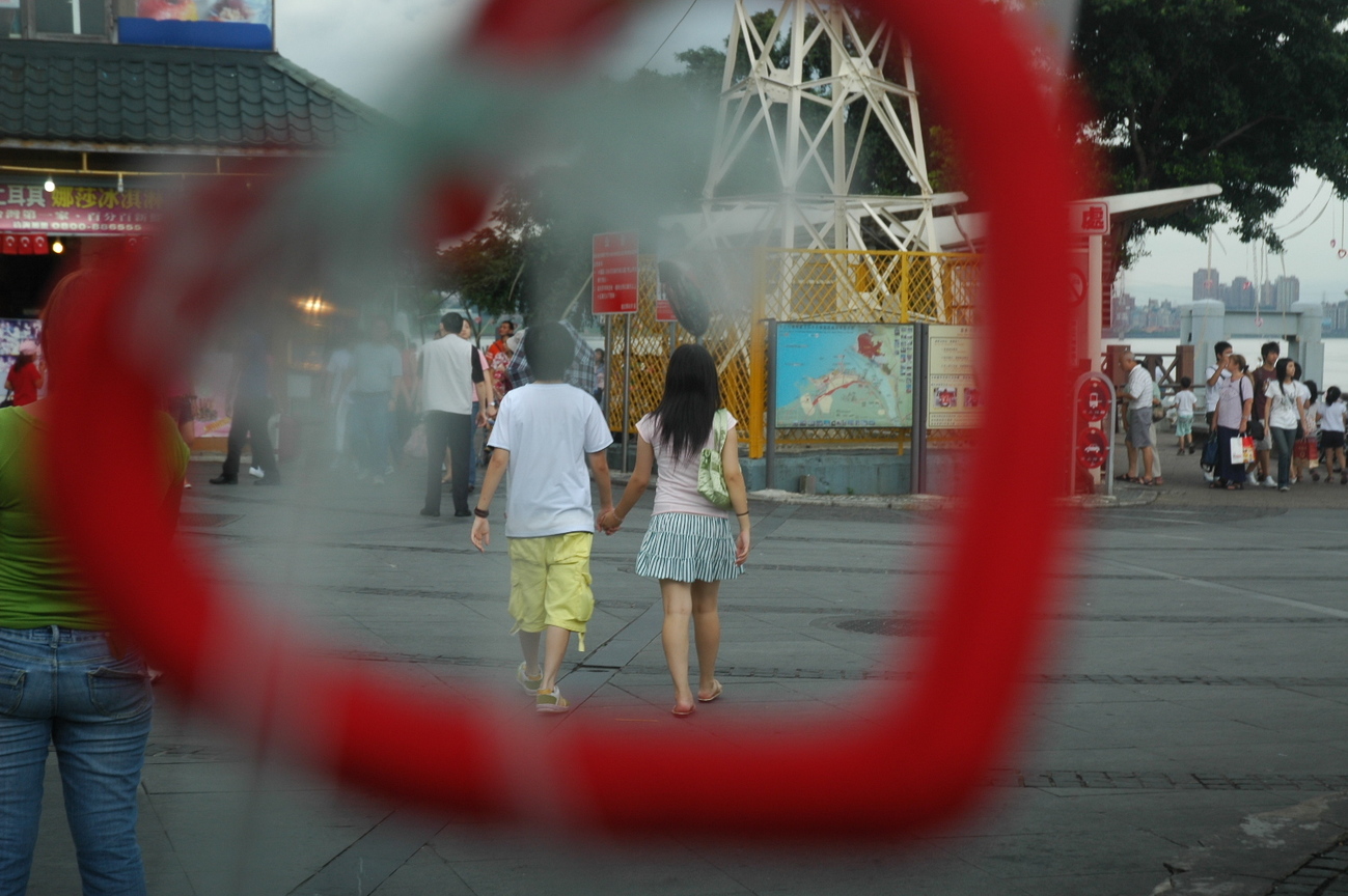 七夕的淡水河邊