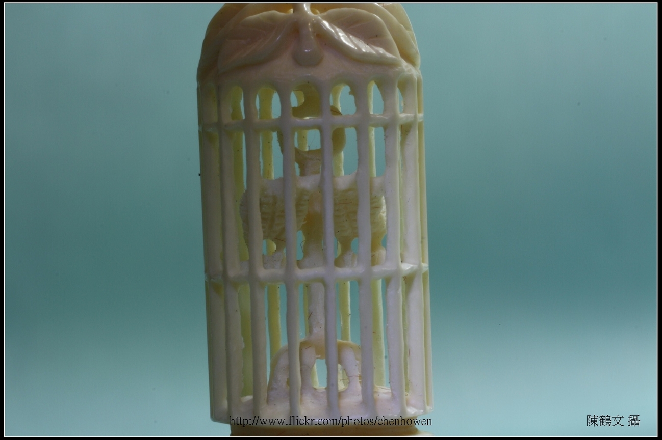 象牙雕_鳥與鳥籠_8