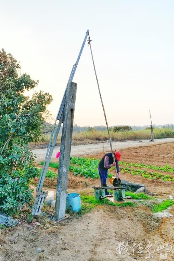 遇見浯島最在地取水澆灌溉模式