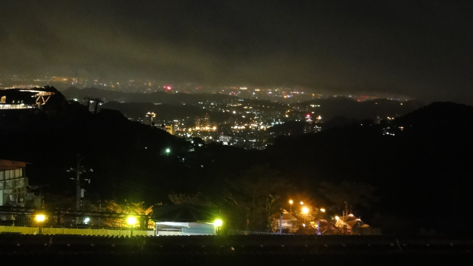 台北市文山區-貓空茶園制高點遠望台北市