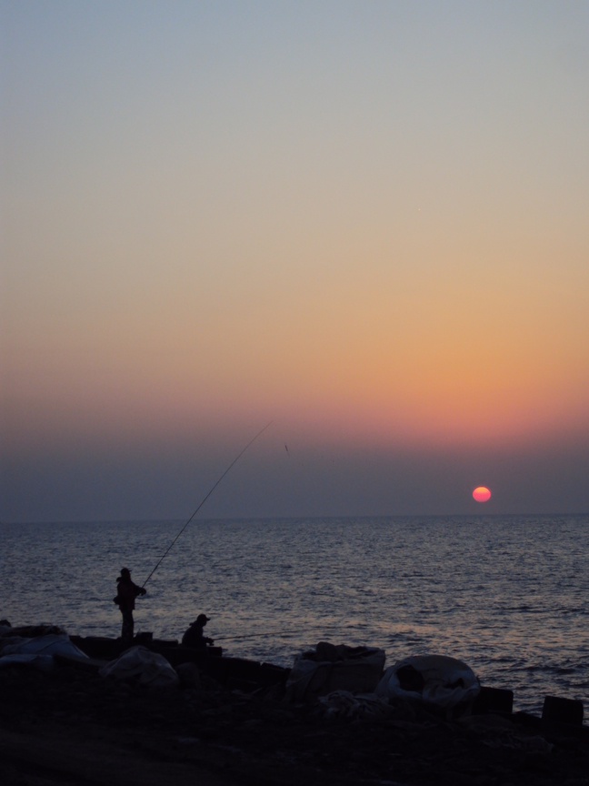 新竹市北區-夕落釣客