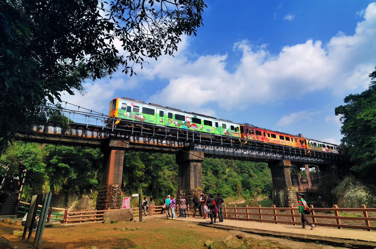 新北市平溪鄉-十分彩繪火車