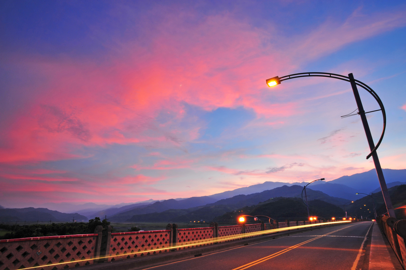宜蘭縣三星鄉-夕燒泰雅大橋