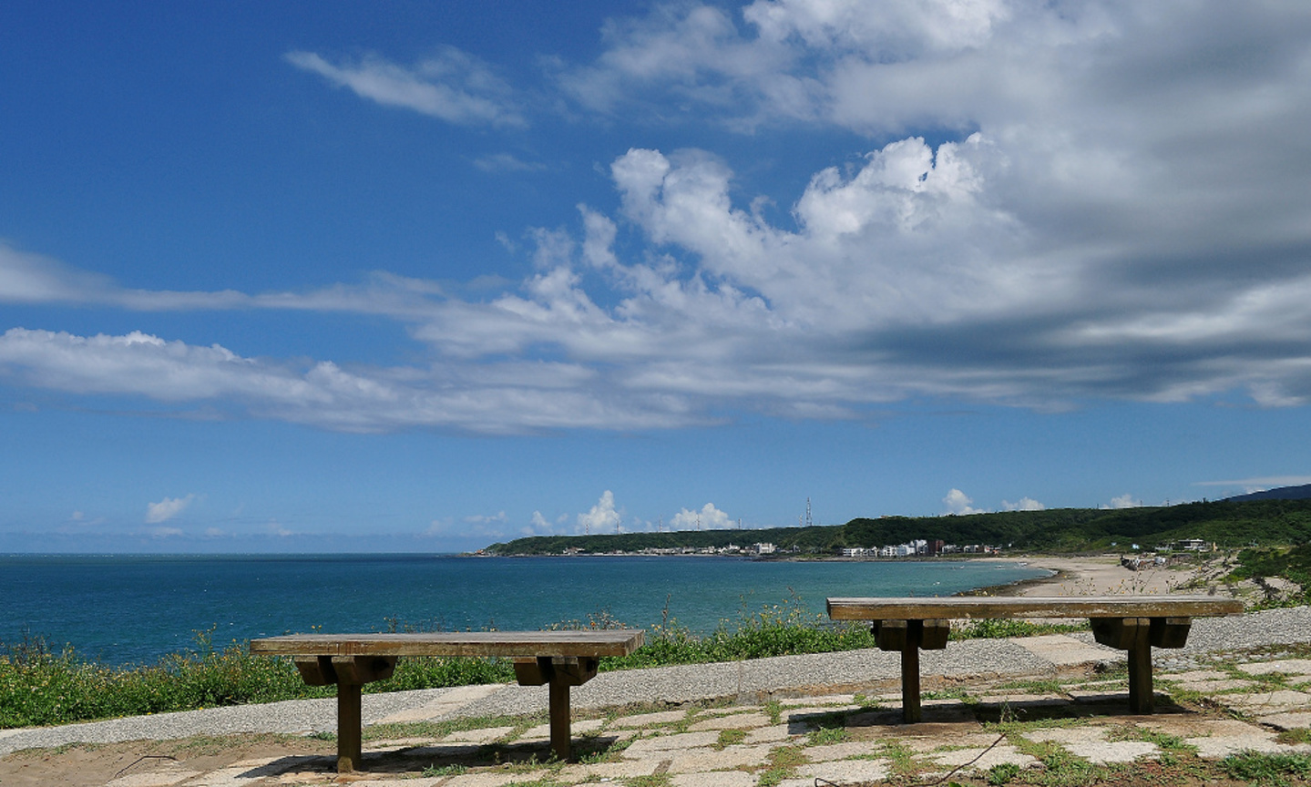 新北市石門區--富貴角公園一隅