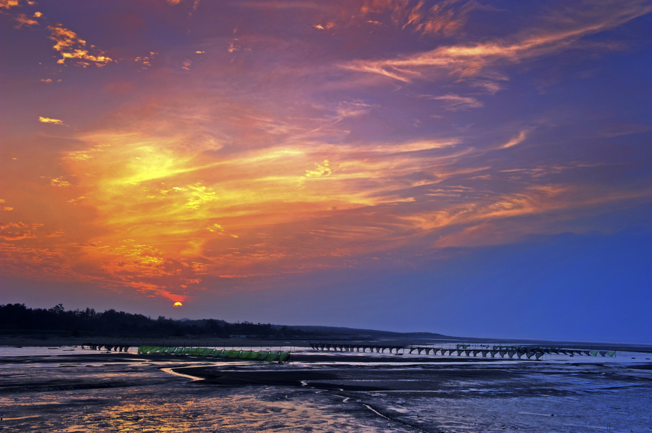 夕陽餘暉