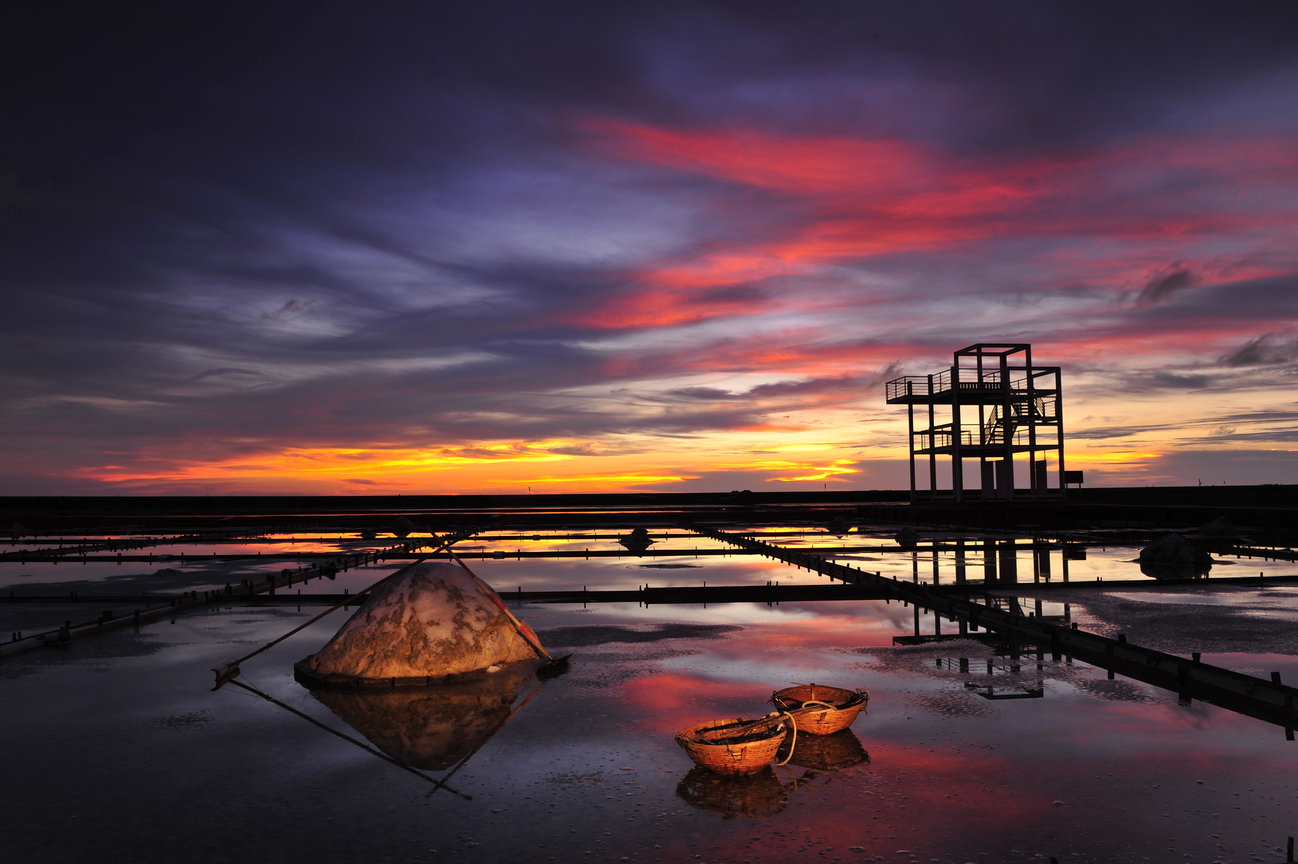 鹽田夕色