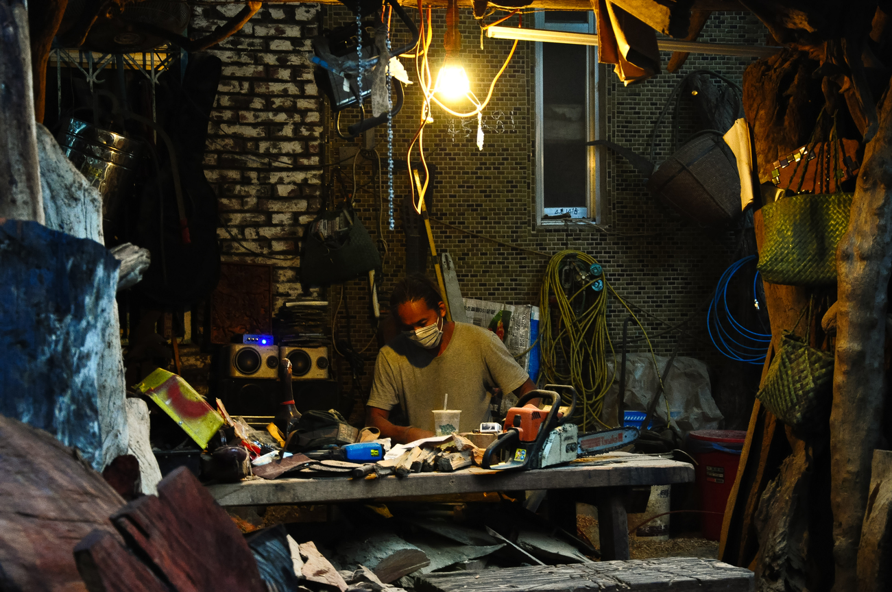 創作的熱情不受天氣影響