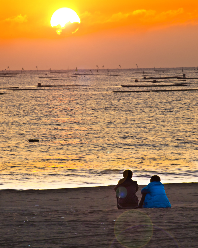 幸福呦～一起看夕陽