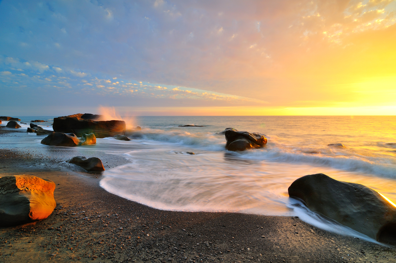 枋山夕浪