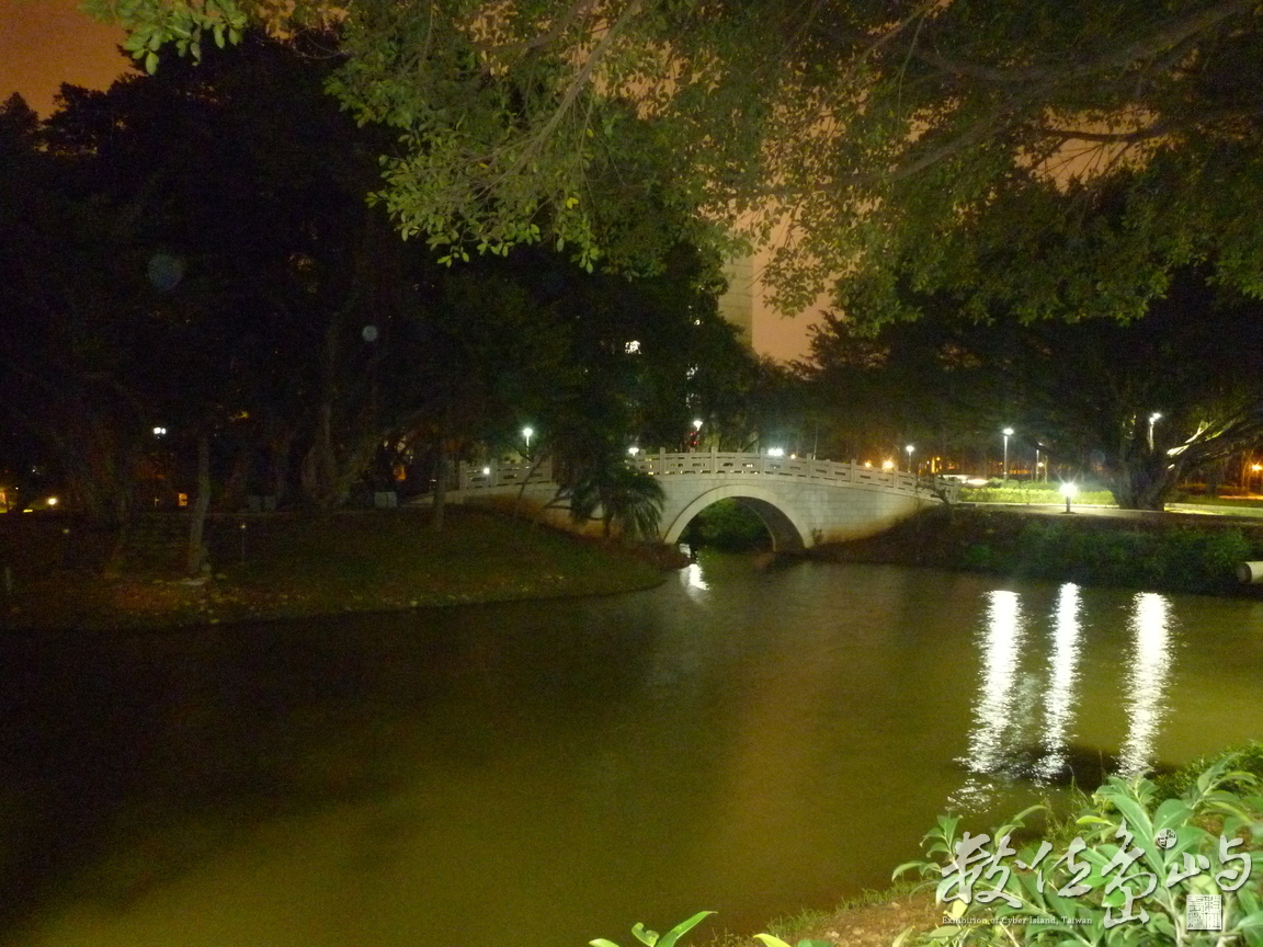 中央夜景。