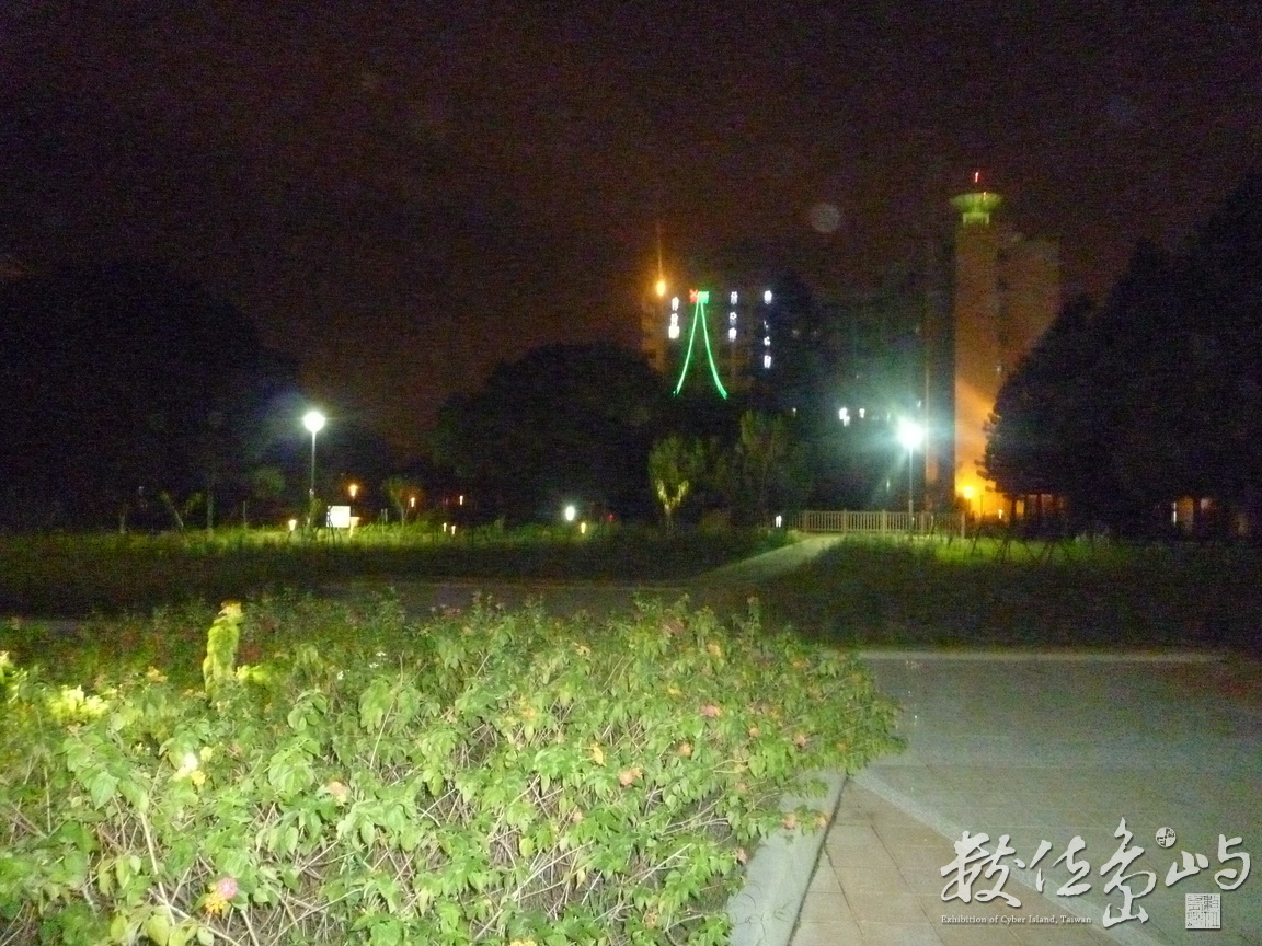 中央夜景。