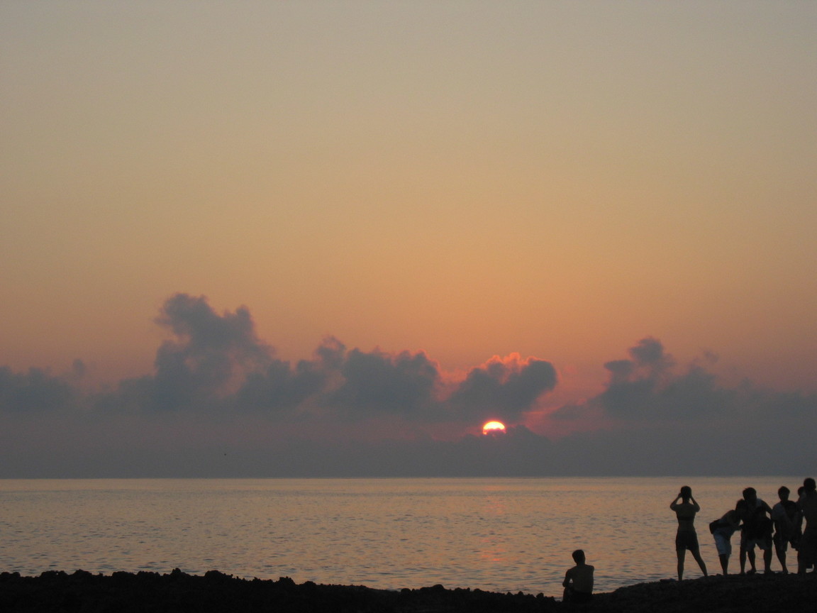 綠島夕陽