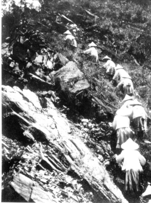 臺北第三高等女學校-師生攀登玉山