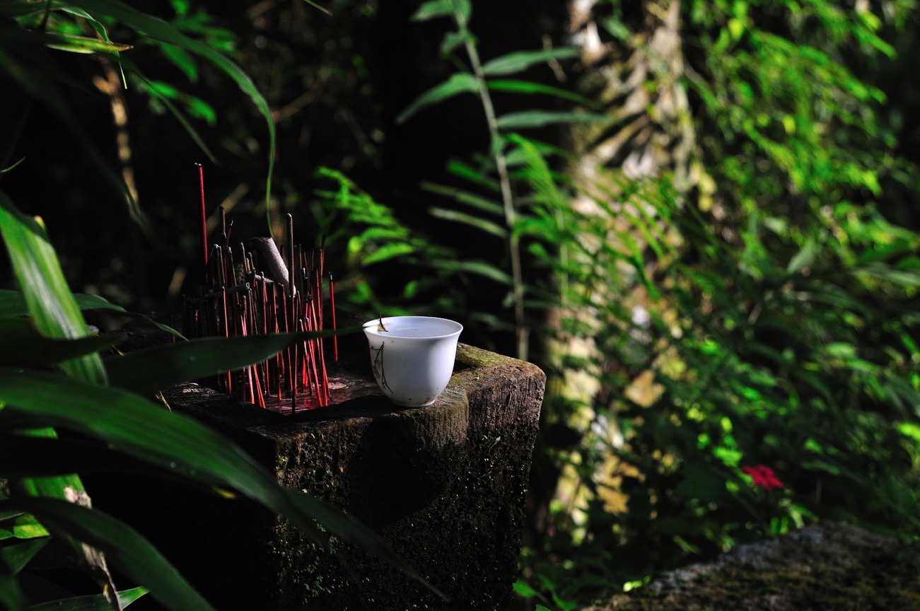 新竹縣橫山鄉-大山背老伯公廟前