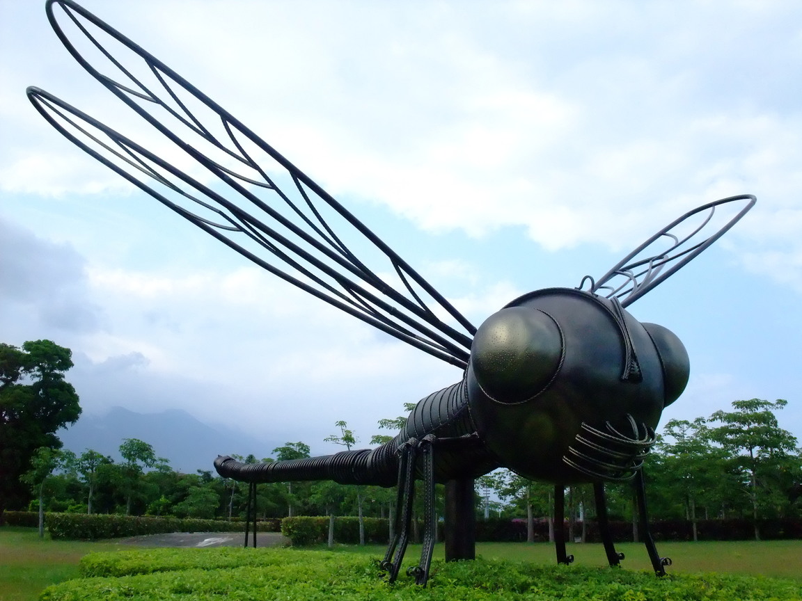 花蓮縣花蓮市-知卡宣蜻蜓銅雕