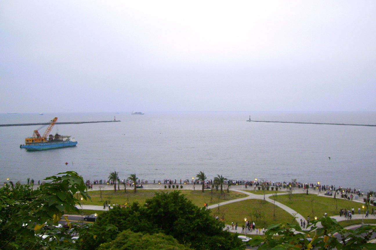 湛藍海洋的舒適