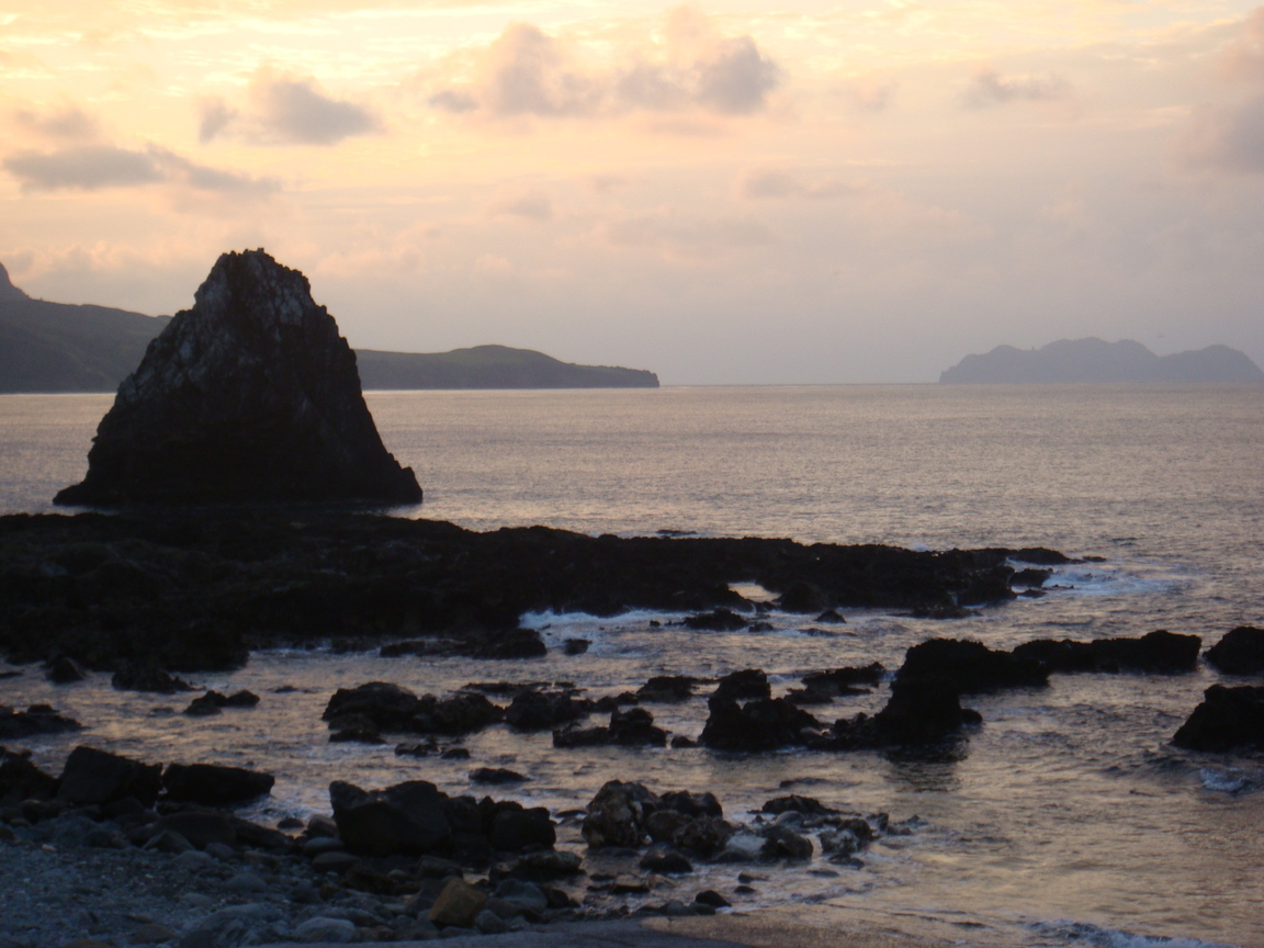 慶賀招魚季的橘黃日出