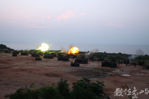 20150908金門聯信操演之火砲射擊