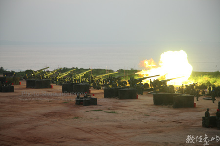 20150908金門聯信操演之火砲射擊