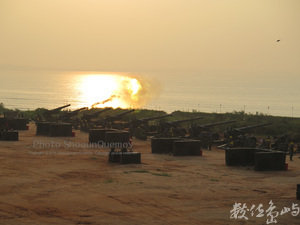 20150908金門聯信操演之火砲射擊