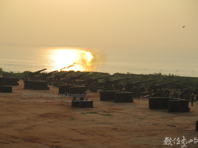 20150908金門聯信操演之火砲射擊