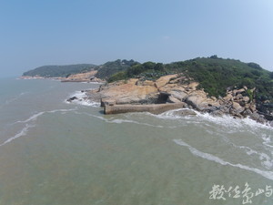 金門天眼部隊 20150713空拍金門翟山坑道後花園