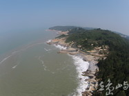 金門天眼部隊 20150713空拍金門翟山坑道後花園