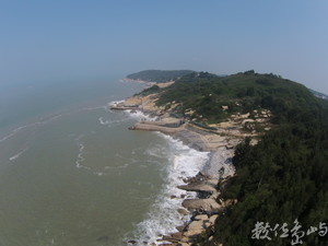 金門天眼部隊 20150713空拍金門翟山坑道後花園