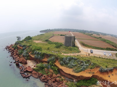 金門天眼部隊 20150714空拍金門北山斷崖播音站