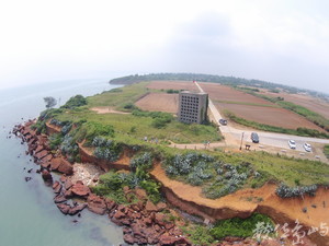 金門天眼部隊 20150714空拍金門北山斷崖播音站