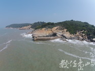 金門天眼部隊 20150713空拍金門翟山坑道後花園