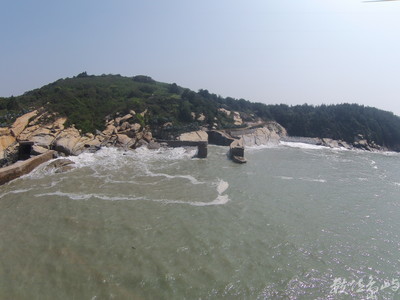 金門天眼部隊 20150713空拍金門翟山坑道後花園
