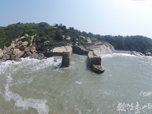 金門天眼部隊 20150713空拍金門翟山坑道後花園