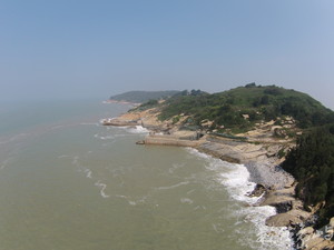 金門天眼部隊 20150713空拍金門翟山坑道後花園