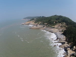 金門天眼部隊 20150713空拍金門翟山坑道後花園