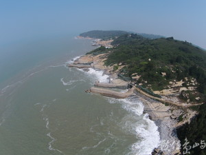 金門天眼部隊 20150713空拍金門翟山坑道後花園