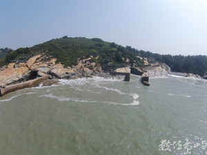 金門天眼部隊 20150713空拍金門翟山坑道後花園