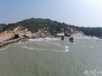 金門天眼部隊 20150713空拍金門翟山坑道後花園