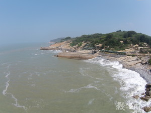 金門天眼部隊 20150713空拍金門翟山坑道後花園
