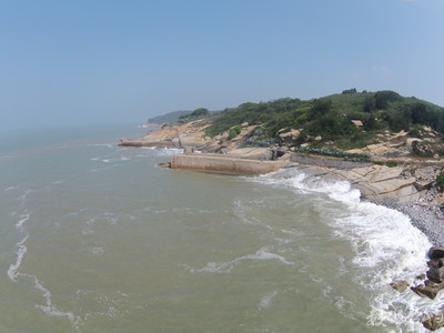 金門天眼部隊 20150713空拍金門翟山坑道後花園