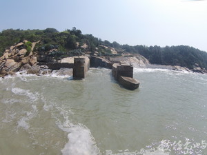 金門天眼部隊 20150713空拍金門翟山坑道後花園