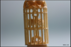 象牙雕_鳥與鳥籠_6